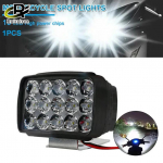 15LED 45W kandiline esituli mootorratta eesmise lisatule udutule mootorratta tarvikud universaalne 12V 1 piece