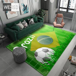 3D jalgpalliv&auml;ljaku kate elutoa jaoks Pehme p&otilde;randamatt, mikrokiust suur vaip 160x200cm 1pcs