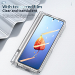 Moodne pinnakattega l&auml;bipaistev kogu keha kaitsev &uuml;mbris Samsung Galaxy Z Fold 4 5g Volditav 4 Kokkupandav 3 Kokkuvolditav 3 2 Klaaskilega kate for Galaxy Z Fold 4 sinine