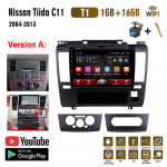 Android autoraadio Nissan Tiida C11 2004-2013 9-tolline auto multimeediumipleier GPS-navigatsioonipeakomplekt WIFI 1+16GB A