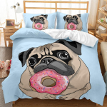 3D multifilmikoera teemaline voodipesukomplekt Personaalne multifilmitekk ja padjap&uuml;&uuml;r Kodu kaunistus laste tubadesse Baby 100x135cm