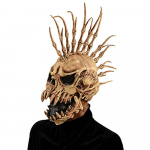 Koljumask Halloweeni rekvisiidid Skelett Punk Mask Lateks Full Head Mask Punk Kolju &Otilde;udusmask Halloweeni kaunistus beež