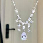 ANENJERY tsirkoonist veetilga ripatsiga kaelakeed naistele retrodisain Kerged luksuslikud ehted kingitused h&otilde;be