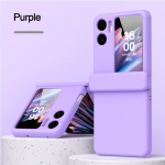 Korpused Oppo Find N2 Flip Hinge Case Hinge T&auml;ielik kaitse &Uuml;li&otilde;huke k&otilde;va arvutitelefoni kate Oppo jaoks Find N2 Flip 5g Capa ForOPPO Find N2 Flip lilla
