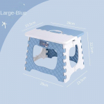 Kokkupandav tool kodu v&auml;ike pink lihtne t&auml;iskasvanutele m&otilde;eldud plastikust taburet &otilde;ues kaasaskantav kalap&uuml;&uuml;gitabur sinine