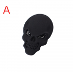 1 tk mood 3D kolju tsingisulamist metallist autokleebis auto logoga pealuu embleemi m&auml;rgiga auto stiilikleebised A