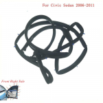 Parema k&uuml;lje esiukse ilmastikuliistu tihend Honda Civic Sedaani 2006-2011 jaoks