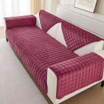 &Uuml;hev&auml;rviline libisemiskindel diivani kate Paks pehme pl&uuml;&uuml;s diivanipadja r&auml;tik elutoa m&ouml;&ouml;bli jaoks Decor Slipcovers diivanikatted 90x160cm 1pc