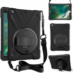 iPadi &uuml;mbris 2 3 4 5 6 7 8 9., Heavy Duty Army p&otilde;rutuskindel laste kate iPad air iPad pro iPad 4 9.7 ipad min iKickstand k&auml;epidemega &otilde;larihma &uuml;mbris For iPad 5th 6th 9.7 must
