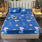 &Uuml;hev&auml;rviline polsterdatud madrats Simmonsi kaitsemadratsi kate Hotell, mis on paksendatud puuvillase voodikattega libisemiskindla voodikattega 150*200cm 3PCS