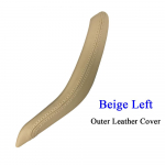 F15 F16 must siseukse, nahast t&otilde;mbek&auml;epideme v&auml;liskatte trimmi vahetus BMW X5 X6 2014 2015 2016 2017 jaoks Left Beige