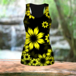 3D oranži lilledega naiste prinditud treening jooga j&otilde;usaali tr&uuml;kitud suvespordis&auml;rgid suures suuruses vestid XS sinine