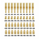 30 tk karburaatori aeglase reaktiiviga peapihustid + 10 tk aeglased pihustid / pilootjoa komplekt PWK Keihin OKO s&uuml;sivesikute jaoks