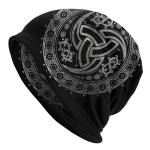 Kapott M&uuml;tsid Viking Unisex WoUnisexi Odini sarv h&otilde;bedane metallik &otilde;huke kork Street Skullies Beanies m&uuml;tsid One Size
