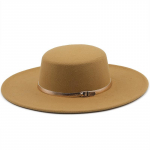 Naiste Villased Viltm&uuml;tsid Valged 9,5 cm Laia &auml;&auml;rega Fedorad pulmapeoks Kirikum&uuml;tsid Sealiha Pie Fedora M&uuml;tsid Floppy Derby Triby M&uuml;tsid 56-58CM