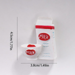 3D-toiduk&uuml;lmiku kleebis Vaigust praemuna k&uuml;lmkapimagnetiga simuleeritud toidu magnetkleebised