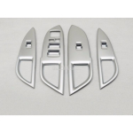 ABS Matte Gear box+door interior armrest decoration frame Cover Trim for MITSUBISHI Outlander 2013 2014 2015 2016 Car 4pcs
