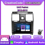 8-tolline 2-din Android-autoraadio multimeediumivideopleier UAZ Patriot 2012-2016 jaoks koos nupunupuga Carplay WiFi 2+32GB 1+32GB