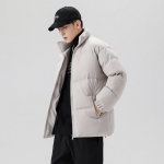 Meeste talvised soojad t&auml;ispuuvillased riided Mood vabaaja meeste puuvillased riided mantel Suures suuruses top M roheline