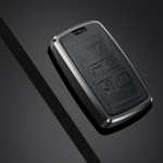 Alumiiniumisulamist nahast auto v&otilde;tme&uuml;mbrise kate Land Rover Defender Discovery Sport Range Rover Sport Velar Evoque Jaguar XE XF jaoks gray