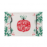 Taldrikupadi &Otilde;rn, Vastupidav keskkonnas&otilde;bralik lauan&otilde;umatt Merry Christmas Kuumakindel lauamatt Restorani j&otilde;ulupeoks 3