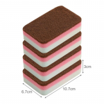 4 tk Sponge Eraser Magic dekontaminatsiooni k&auml;snhari rooste eemaldamiseks puhastusplokk Vastupidavad k&ouml;&ouml;gipuhastusvahendid 4pcs
