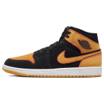 Air Jordan 1 Mid SE Vivid Orange Meeste Tennised Must Kardinalipunane Valge FJ4923-008 44