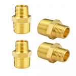 4&times; 3/4'' GHT &ndash; 1/2'' NPT isane aiavooliku &uuml;hendus adapteri messingist nipli liitmik