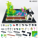 400322 City Wetland Park Grass River V&auml;ike tera p&otilde;rand Lind Loomamudel Taimestik Lehed Aiapaviljon ehitusplokk m&auml;nguasi