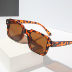 Box Meter naeltega p&auml;ikeseprillid Naiste Retro p&auml;ikeseprillid meestele, Minimalistlikud fotop&auml;ikeseprillid Moodne aksessuaar, polariseerimata valge