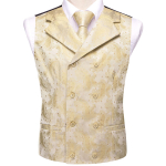 Meeste Siidist Viktoriaanlik Vest Paisley Vest Lips R&auml;tik S&otilde;rmen&ouml;&ouml;bid Komplekt Pulmadeks S