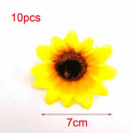 7cm mini siidist p&auml;evalill kunstlik v&otilde;ltslilled pea ise pulmapeoks Kodukaunistus DIY p&auml;rg Beebi s&uuml;nd 10pcs