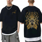 Jaapani anime Hunter X Hunter Aizakku Netero s&uuml;damekujulised graafilised t-s&auml;rgid unisex naiste mood vintage t-s&auml;rgid unisex unisex suured t-s&auml;rgid L