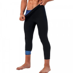 Mehed Treening Retuusid Saun Higip&uuml;ksid Fitness Kompressioonsukkp&uuml;ksid J&otilde;usaali Salendavad p&uuml;ksid Soojust p&uuml;&uuml;dev Saunakost&uuml;&uuml;m Kaalulangus Kehavormija Spordip&uuml;ksid 2XL/3XL must/sinine