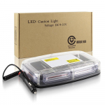 LED Katuse Stroboskoop Vilkuv Valgus 16 Vilkumismustriga Hoiatusvalgusti 12-24V Magnetalusel kollane