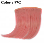 MISSQUEEN V&auml;rvilised s&uuml;nteetilised l&uuml;hikese painutusega juukset&uuml;kid, tukk, juukseaksessuaarid naistele igap&auml;evaseks kasutamiseks 13cm