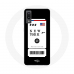 &Uuml;mbris Samsung Galaxy A02 New Yorki lennukipileti jaoks