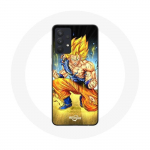 Coque pour Samsung Galaxy A13 4G / A13 4G Lite Son goku dragon ball corps enerv&eacute;