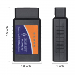 ELM327 V1.5 OBD2 skanner PIC18F25K80 BT/Wifi ELM 327 OBD autodiagnostika t&ouml;&ouml;riist Androidile / IOS PK Vgate Icar2 koodilugejale ELM327 Bluetooth must