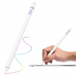 YurKem universaalne mahtuvuslik Stlus puuteekraaniga pliiats Smart Pen IOS/Android s&uuml;steemile Apple iPad Phone Stylus Pencil puutepliiats valge