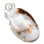 Natural Boulder Opal Gemstone Handmade 925 Sterling Silver Pendant 2.56 e3a59