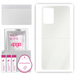 apgo MATTE Protective Skin Sticker for the back compatible with Oppo K9s, Wrap Film, Hydrogel Film, Flexible, Soft TPU with positioning layer easy ins