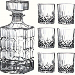 3/6 tk veiniklaasi karahvini komplekt Kahekordse seinaga klaasid viski jaoks Brandy Scotch Bourbon Vodka ideaalne kingitus meestele K&ouml;&ouml;gitarbed Baaritarbed 6 Piece Set