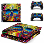 PS4 kleebised Play Station 4 nahakleebiste kleebiste kate PlayStation 4 PS4 konsooli ja kontrolleri katted, vin&uuml;&uuml;l One Size