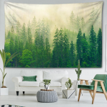 Udune metsavaip seinarippus Looduslik ja minimalistlik maastik B&ouml;&ouml;mi kunst Moodsas stiilis kodukaunistus 95x73CM