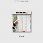 1 TK NAPEARL 10-30% Blackout Romantic Light Luxury Valge Kolmem&otilde;&otilde;tmeline pl&uuml;&uuml;sist l&auml;bipaistev kardin elutoa magamistoa sisekujunduseks W100cm x L130cm valge