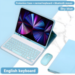 Taustavalgustusega IPad Magic klaviatuur IPad Pro 11 2024 2021 2020 Mini 5 6 10,2 9/8/7 2018 2017 5 6th Air 11 2024 12,9 10,5 9,7 Air 3 2 nahk&uuml;mbris iPad Air 11 2024