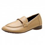 Pehmest PU-nahast jalap&uuml;ksid naistele, &uuml;mmargused varbad, lamedad kingad Naine Retro Oxfordi p&otilde;hjaga mokassiinid vabaaja kevadsuvised jalatsid 37 khaki