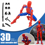 Mobiilne nukukomplekt, 3D-prinditud Titan Robot mobiilne nukk, teisaldatav mobiilne nukk, sobib kollektsion&auml;&auml;ridele, t&ouml;&ouml;laua kaunistus One Size sinine