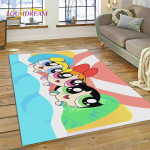 Multikas armas P-Powerpuff Girl vaibavaip magamistoa elutuppa koduse diivani kaunistamiseks, lastem&auml;ngu suur sisekujundusega p&otilde;randamatt, kingitus 40cm x 60cm